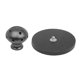thumbnail image 1 of Base de montaje de cámara magnética de 3,5 pulgadas con cabezal de bola, para accesorios duraderos de cámara móvil, Base de ventosa envuelta con de sílice Premium bola negra Baoblaze Montaje de cabeza esférica, 1 of 8