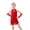 1-Red, variant on Girls Latin Short Bodysuit Dress Sleeveless Tassels Dancewear Samba Rumba Jazz Cha Cha Dance Dress 3-14Y Girls Skater Dress