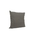 thumbnail image 5 of Creative Co-Op Woven Cotton Striped Pillow, Black and Cream, 5 of 6