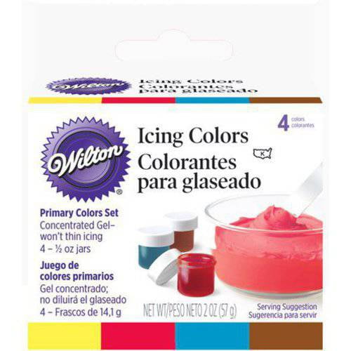 Wilton .5 oz. Icing Colors, Primary 4 ct.