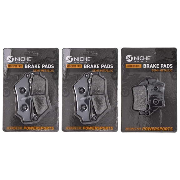 Niche Complete Semi-Metallic Brake Pad Set for KTM BMW F800GS Motorcycle MK1002635