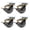 With brake, variant on 1.5inch Heavy Duty Caster Wheel 360 Degree Swivels Low Noise for Furniture