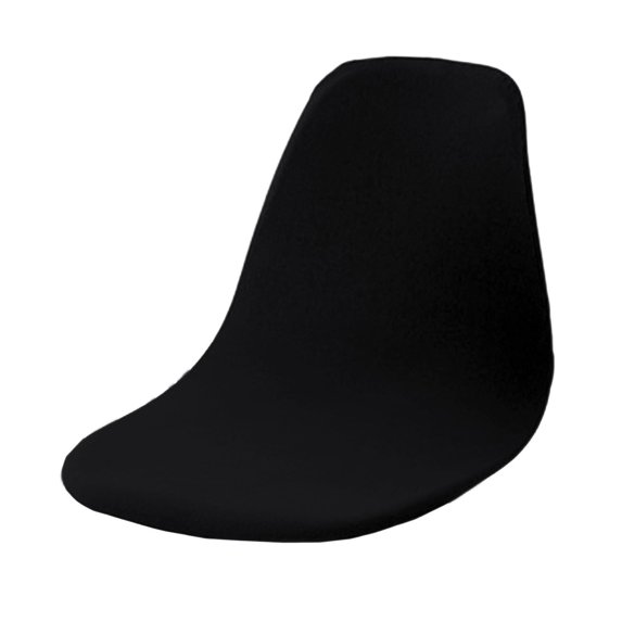Stretchable Shell Seat Cover Solid Color Removable Polyester Mid-Century Modern Slipcover
