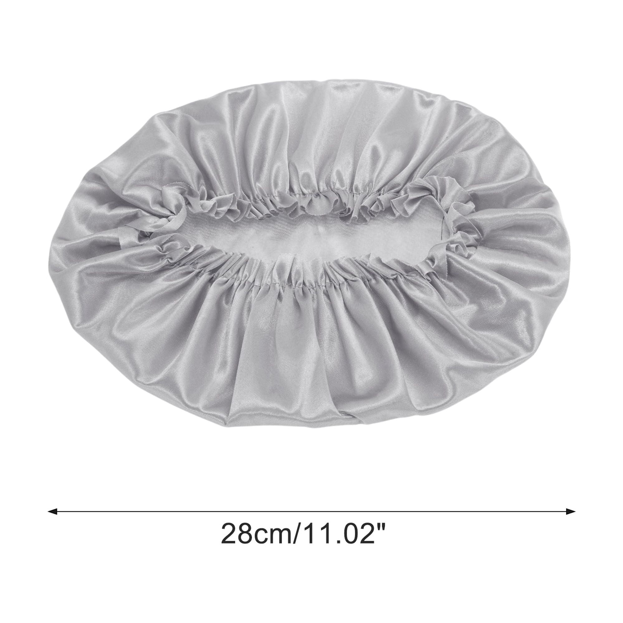 Unique Bargains Women Durable  Shower Cap for Hotel Travel 2pcs Grey