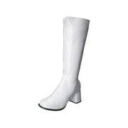 ELLIE SHOES Gogo White Boots Women's Adult Halloween Costume Accessory