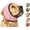 Pink, variant on Noise Cancelling Ear Wrap, Dog No Shake Ear Muffs Noise Protection Firework Thunder Vacuum, Comfortable Quiet Dogs Calming Hoodie, Adjustable for Grooming Bathing & Swimming (Pink, Medium)