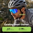thumbnail image 7 of Bluetooth Smart Sunglasses, Polarized Open-Back Earphones, Suitable for Outdoor Sports, Cycling, Music, and Calls, Blue, 7 of 7