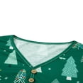 thumbnail image 4 of Family Matching Clothes Christmas Sleepwear  Tree Print Tops Trousers Baby Romper Pajamas Set, 4 of 7