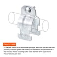 thumbnail image 4 of Uxcell 2Pack 6-1/2" EMT Strut Clamps Steel with Bolt Nut for Rigid Conduit and Pipe, 4 of 5