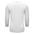 thumbnail image 5 of Palato Mens T Shirts,Men's Summer New Pure Cotton And Hemp Top Comfortable Fashion Blouse Top, 5 of 5