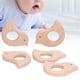 thumbnail image 5 of 5Pcs Forma de Pájaro Lindo Mordedor para Bebés Alivio del Dolor Juguetes de Madera para la Dentición del Bebé Juguetes de Sonajero de Madera Juguetes para Mordedores para Beb Suministro Para el Hogar Octpeak NO, 5 of 7