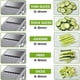 thumbnail image 5 of Mandolina cortadora de verduras ONCE FOR ALL picadora de alimentos segura y ajustable gris, 5 of 9