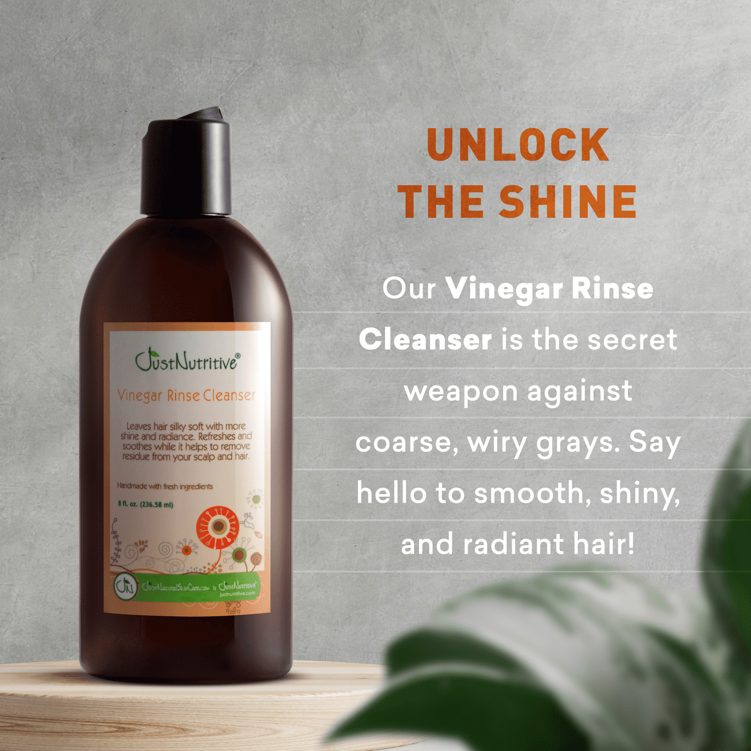 Just Nutritive Ultra-Shiny Hair Shampoo for Healthy and Vibrant Hair