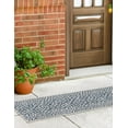 thumbnail image 4 of Jill Zarin Outdoor Collection Area Rug - Cape Town (2' 7" x 10' Runner Blue/Olive), 4 of 9