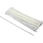 C2G/Cables To Go 43035 11.5in White Cable Ties - 100 Pack