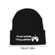 thumbnail image 5 of Qarigey Gorros Beanie para hombres No molestar Gaming Cuffed Knit Elástico Ropa Suministros Clima frío Moda Día de San Valentín Sombreros, 5 of 6