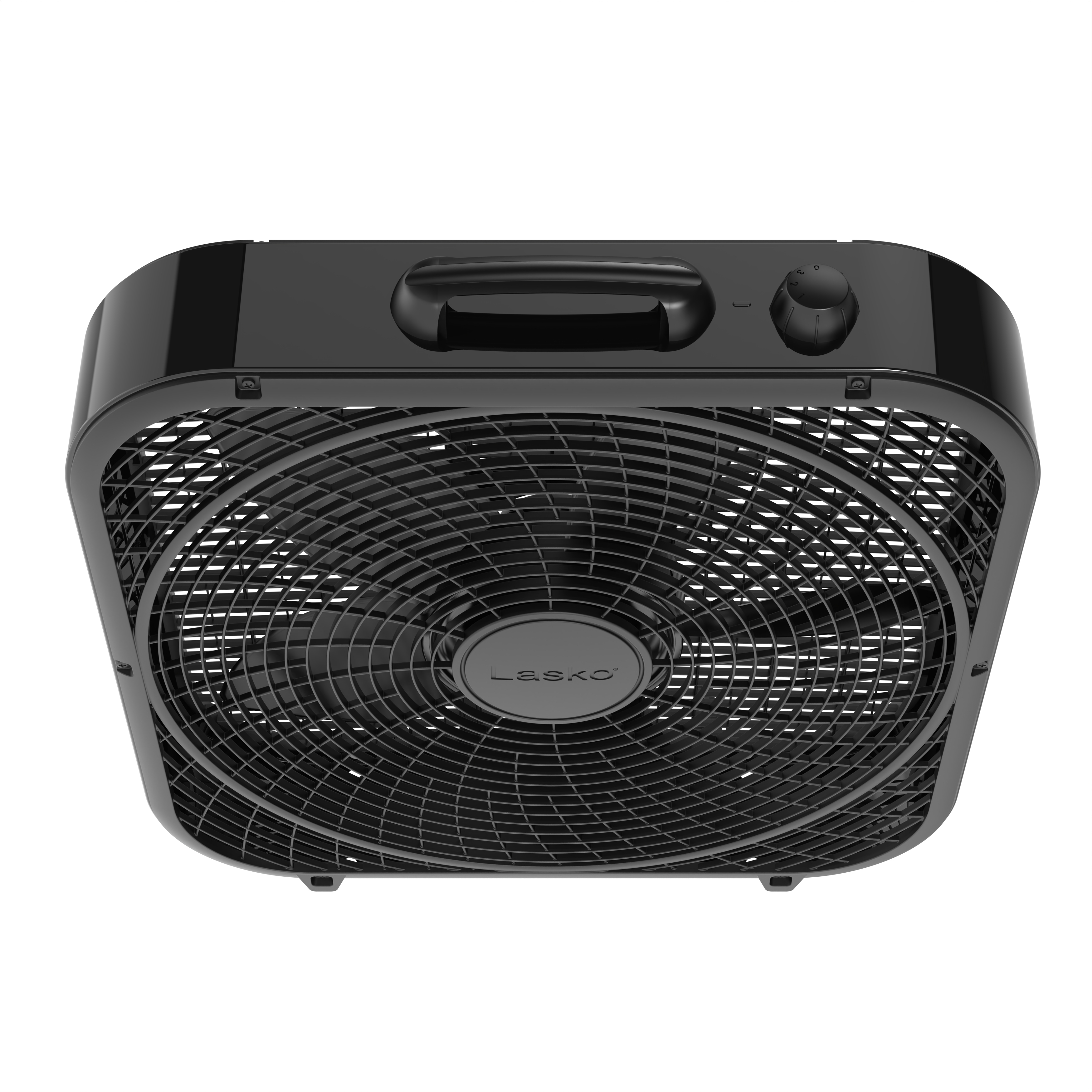 Lasko Cool Colors 20" Weather Resistant Box Fan, with 3-Speeds, 22" Height,  Black, B20301, New - image 3 of 9