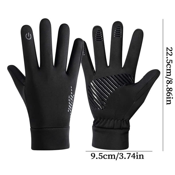 Lekihaqq Touchscreen Winter Gloves for Men Women, Thermal Insulated Waterproof Cold Weather Riding Motorcycle Cycling Skiing Outdoor Sports Hiking Warmth Grip