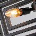 thumbnail image 2 of Aiwen Stylish Metal Geometric Semi Flush Mount Ceiling Lamp Metal Chandelier, 2 of 8
