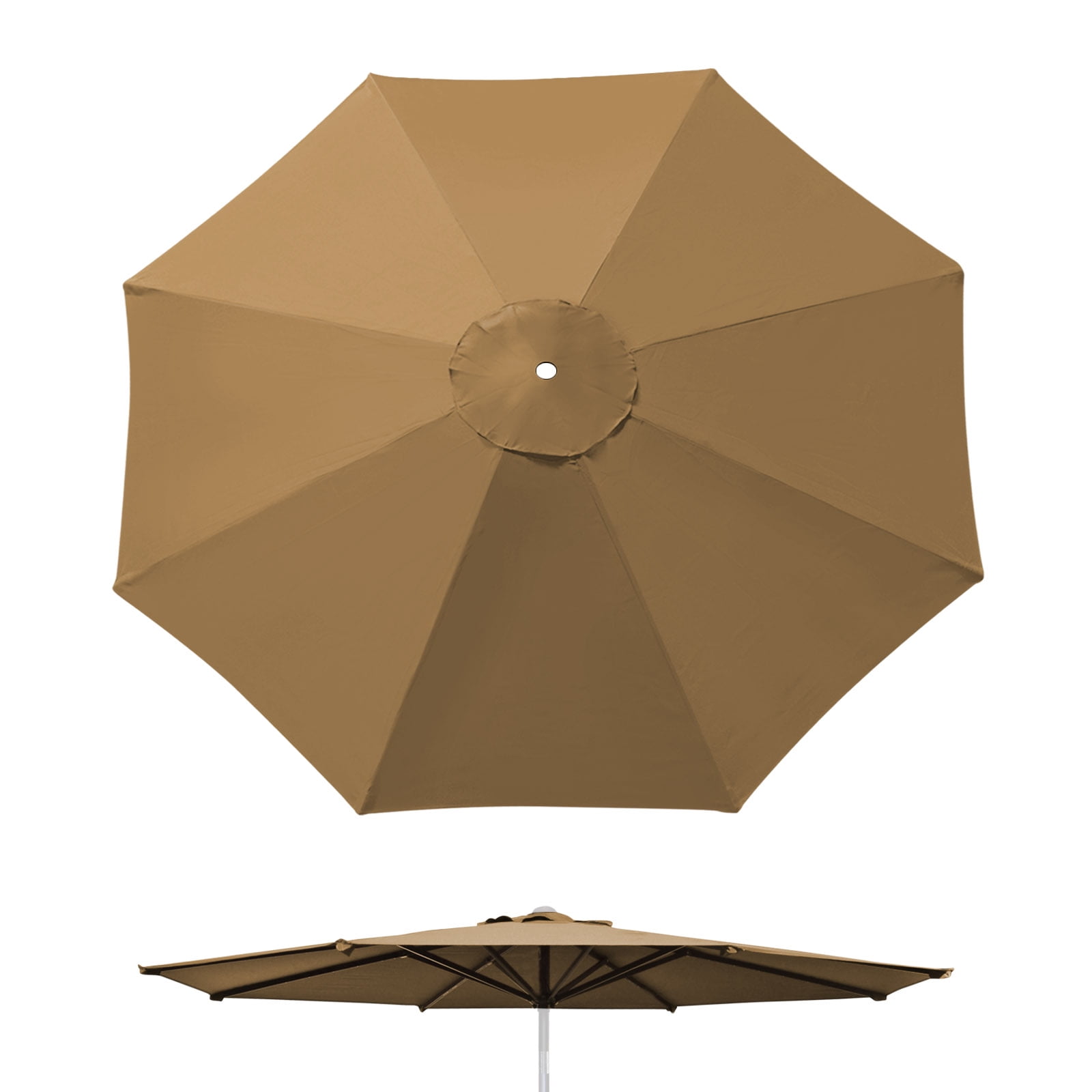 YardGrow Outdoor Umbrella Replacement Canopy Cover for 9ft 8ribs Table