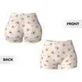 thumbnail image 5 of Haiem Avocado Doing Sport Yoga No Front Seam Biker Shorts for Women Yoga Workout Gym Bike Shorts with Tummy Control Moisture-Wicking-Small, 5 of 9