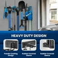 thumbnail image 2 of SUKIZZ 48'' All-Metal Garage Tool Organizer Wall Mount - Heavy-Duty Tool Rack Holds 450 lbs, Adjustable Hooks for Garage, Yard, and Garden Equipment C104, 2 of 3