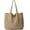 A-brown, variant on Crochet Bags for Women - Large Tote Aesthetic Handbag Shoulder Hippie Knit Bag