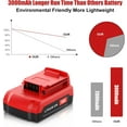 thumbnail image 2 of 4 Packs 3.0Ah Replacment for Porter Cable 18V Battery Lithium Compatible with Porter Cable 18 Volt Battery PC18B PC188 PC18BL PC18BLX PC18BLEX PCXMVC Cordless Power Tools, 2 of 12