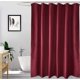 thumbnail image 1 of 1 cortina de ducha de 180 x 180 cm, tela de poliéster, cortina de baño impermeable a prueba de moho, simple y moderna, roja, 1 of 5