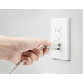 thumbnail image 2 of 6-Pack Safety Innovations Self-Closing (1 Screw) Standard Outlet Covers - An Alternative To Wall Socket Plugs for Child Proofing Outlets, (White), 2 of 6