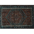 thumbnail image 1 of Ahgly Company Indoor Rectangle Persian Light Blue Traditional Area Rugs, 8' x 10', 1 of 4