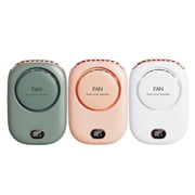 Hand Portable Personal Fan-rechargeable USB Neck Fan,3 Air Small Wearable Neck Fan