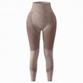 thumbnail image 5 of UngA Anti Cellulite 3D Leggings Womens Butt Lifting Tummy Control High Waisted Yogo Pants Resistance Band Compression Cellumove Workout Women's Yoga Leggings Coffee,M, 5 of 5