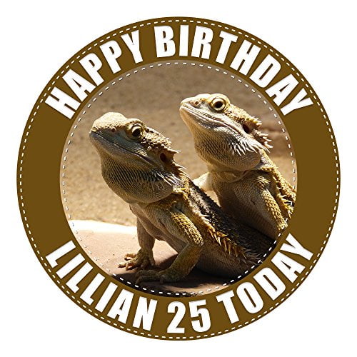 lizard cupcake toppers