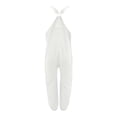 thumbnail image 3 of Women Fashion Solid Work Overalls With Pockets And Casual Leggings Jumpsuits, 3 of 5