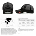 thumbnail image 6 of Summer Mesh Baseball Cap for Men Women Trucker Mesh Hat Baseball Hats Outdoor Sports Running Hat, 6 of 7