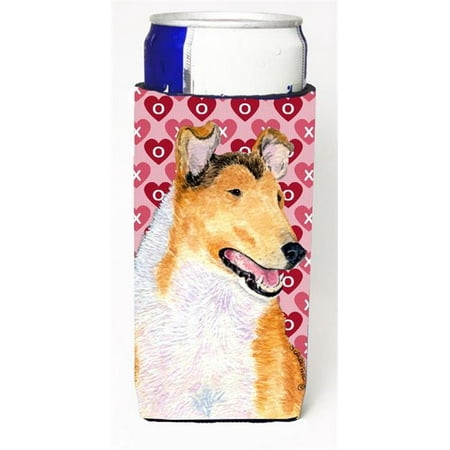 

Collie Smooth Hearts Love And Valentines Day Portrait Michelob Ultra bottle sleeves For Slim Cans - 12 oz.