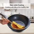 thumbnail image 3 of Kordisen Nonstick Wok with Lid, 12 inch Cooking Woks & Stir-Fry Pans, Suitable for All Stovetops, 3 of 8