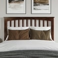 thumbnail image 2 of Mission Full Wood Headboard in Walnut, 2 of 8