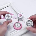 thumbnail image 3 of 2PCS Retractable Nurse Watch, Clip-on Hanging Nurse Fob Watch, with Cute Flower Pattern and Silicone Cover for Doctors, Paramedics-Yvan, 3 of 4