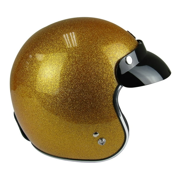 CASCO TORC T50 DORADO METALICO SUPERFLAKE XXL 3 4 TORC T50 3 4 Walmart en linea