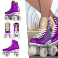thumbnail image 5 of Crazy Skates Glam Roller Skates | Adjustable or Fixed Sizes | Glitter Sparkle Quad Skates for Women and Girls, 5 of 8