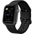 thumbnail image 3 of Correa deportiva compatible con correas de Apple Watch de 49 mm, 45 mm, 44 mm, 42 mm, 41 mm, 40 mm, 38 mm, correa de repuesto de silicona suave con cierre clásico para iWatch Series 9 Ultra SE 8 7 6 5, 3 of 4
