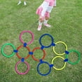 thumbnail image 4 of 10Pcs Speed Agility Training Rings, Sports Speed Ring Set, Exercise Speed Ring Set, Soccer Training Rings Set for Trainers, Home, Gym Athletics 48cm, 4 of 10