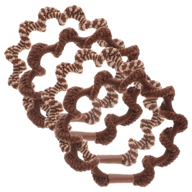 4 gomas elásticas para el pelo trenzadas, coleteros, pulseras, cuerdas trenzadas, accesorios para el cabello para mujeres y niñas