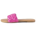 thumbnail image 4 of Sandalia FITORY plana sin cordones con correa trenzada rosa, talla 8, 4 of 9