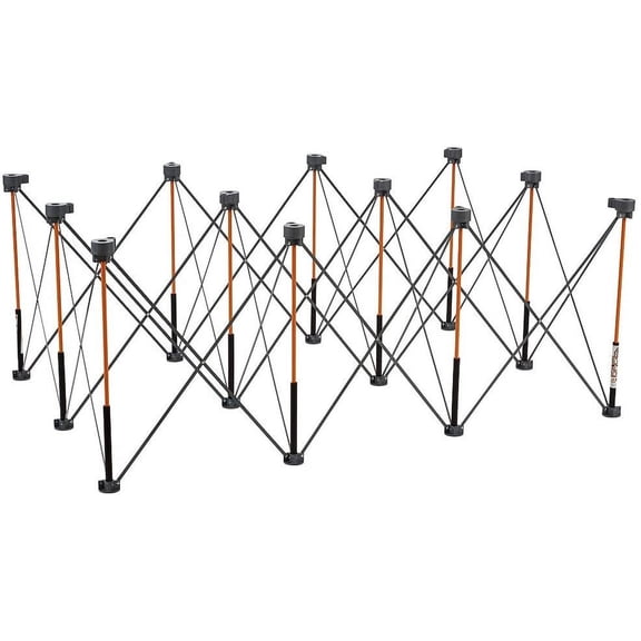 Bora Centipede 4ft x 6ft 12-Strut Work Support and Portable Sawhorse with accessories, CK12S Work Stand
