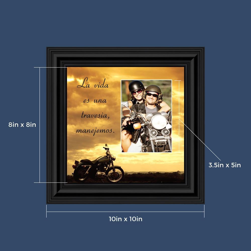 Life S A Journey Spanish Version Gifts For Motorcycle Riders Harley Davidson Photo Frame 10x10 9780 Walmart Com Walmart Com