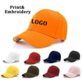 thumbnail image 2 of Custom Logo Unisex Adjustable Baseball Cap Women Men Casual Solid Color Hip Hop Dad Caps Snapback Dad Hat Embroidery Print LOGONo logo&Adult size(56-58cm) Gao Jinjia LED, 2 of 2