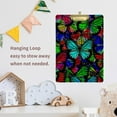 thumbnail image 5 of FMSHPON Fancy Rainbow Butterfly Clipboard Hardboard Wood Nursing Clip Board and Pull for Standard A4 Letter 13x9 inches, 5 of 5